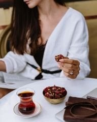 Zereşk Üzümlü Narlı Fıstıklı Lokum -  600 gr