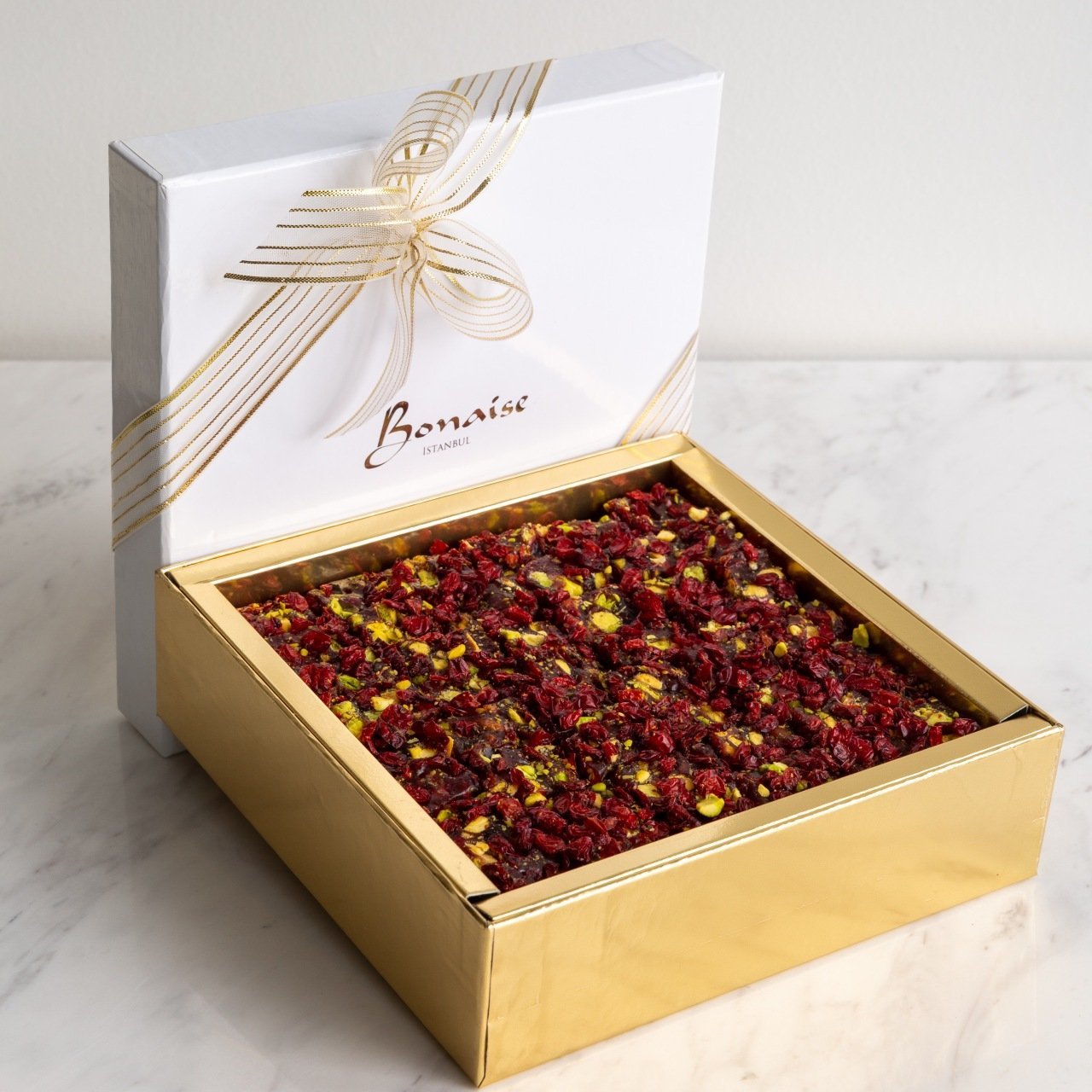 Zereşk Üzümlü Narlı Fıstıklı Lokum -  600 gr