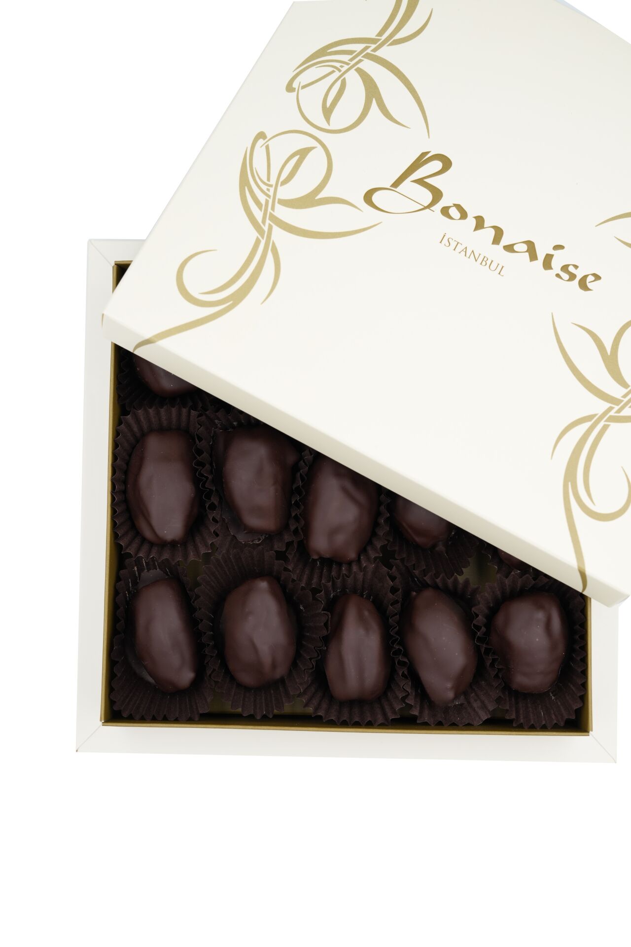 ÇİKOLATA KAPLI-BADEMLİ HURMA ORTA KUTU